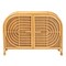 Bali & Pari Ovalet Modern Bohemian Natural Brown Rattan 2-Door Sideboard 238-13254-ZORO - alternate 9